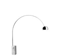 Bild von FLOS Arco Stehleuchte LED H: 240 cm - Weißer Marmor