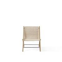 Bild von &Tradition X HM10 Lounge Chair SH: 46 cm – Natürliches Rattan/Eg