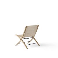 Bild von &Tradition X HM10 Lounge Chair SH: 46 cm – Natürliches Rattan/Eg