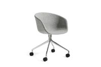 Bild von HAY AAC 25 About A Chair SH: 46 cm – Poliertes Aluminium/Hallingdal 130