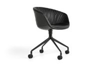 Bild von HAY AAC 25 Soft About A Chair SH: 46 cm – Schwarz pulverbeschichtetes Aluminium/Sense Black