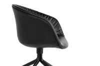 Bild von HAY AAC 25 Soft About A Chair SH: 46 cm – Schwarz pulverbeschichtetes Aluminium/Sense Black