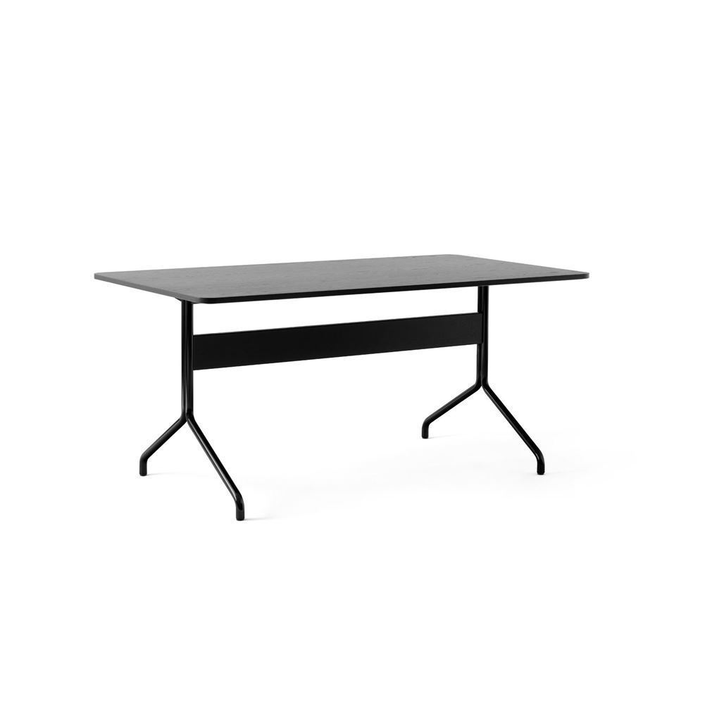 Bild von &Tradition Pavilion Esstisch AV18 D: 160 cm – Schwarze Eiche/Schwarz