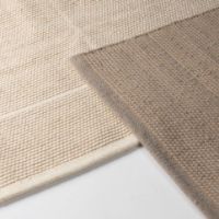 Bild von Kristina Dam Studio Oru Loom Teppich 200 x 300 cm – Baumwolle Beige