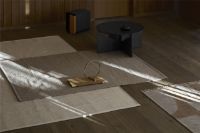 Bild von Kristina Dam Studio Oru Loom Teppich 200 x 300 cm – Baumwolle Beige