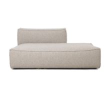 Bild von Ferm Living Catena Sofa Open End Right L301 Confetti Bouclé 170x108 cm - Hellgrau