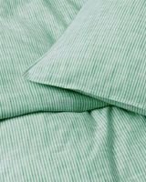 Bild von Juna Monochrome Lines Bettwäsche inkl. Kissenbezug 200x220 cm - Grün/Weiß
