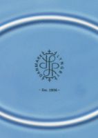 Bild von Lyngby Porzellan Rhombe Oval Servierschale B: 28,5 cm – Blau