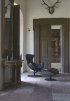 Bild von Bruunmunch The Lobster Chair SH: 39 cm – Schwarze Eiche / Chrom