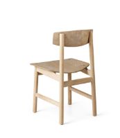 Bild von Mater Conscious Chair BM3162 SH: 46 cm – Geseifte Eiche/Kaffeehell, 4ER-SET, WERBEANGEBOT
