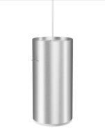 Bild von Moebe Tube Pendelleuchte groß H: 28 cm – gebürstetes Aluminium