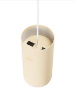 Bild von Moebe Tube Pendelleuchte groß H: 28 cm – Beige