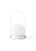 Bild von Audo Copenhagen Carrie LED Lampe Tragbar Ø: 13,5 cm - Weiß AUSSTELLUNGSMODELL
