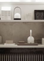 Bild von Audo Copenhagen Carrie LED Lampe Tragbar Ø: 13,5 cm - Weiß AUSSTELLUNGSMODELL