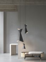 Bild von LYFA Bent Karlby NINOTCHKA 425 Pendelleuchte Ø: 42,5 cm - Mattweiß AUSSTELLUNGSMODELL OUTLET