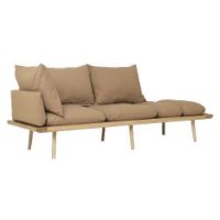 Bild von Umage Lounge Around 3-Sitzer-Sofa L: 231,6 cm – Eiche/Zuckerbraun