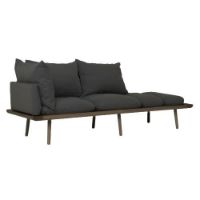 Bild von Umage Lounge Around 3-Sitzer-Sofa L: 231,6 cm – Dunkle Eiche/Schatten