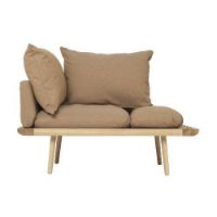 Bild von Umage Lounge Around 1,5-Sitzer-Sofa L: 127 cm – Eiche/Zuckerbraun
