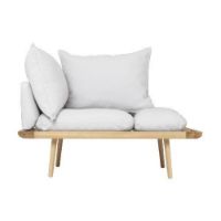 Bild von Umage Lounge Around 1,5-Sitzer-Sofa L: 127 cm – Eiche/Sterling
