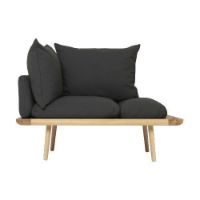 Bild von Umage Lounge Around 1,5-Sitzer-Sofa L: 127 cm – Eiche/Schatten