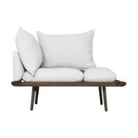 Bild von Umage Lounge Around 1,5-Sitzer-Sofa L: 127 cm – Dunkle Eiche/Sterling