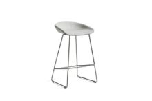 Bild von HAY AAS 39 About A Stool Vollpolsterung SH: 65 cm - Edelstahl/Divina Melange 120