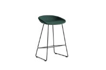 Bild von HAY AAS 39 About A Stool Vollpolsterung SH: 65 cm – Schwarz pulverbeschichteter Stahl/Olavi von HAY 16