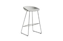 Bild von HAY AAS 39 About A Stool Vollpolsterung SH: 75 cm - Edelstahl/Divina Melange 120