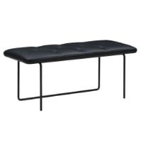 Bild von Wendelbo Tip Toe Bench Medium L: 110 cm – Schwarz pulverbeschichteter Stahl/Parma Col. Schwarz