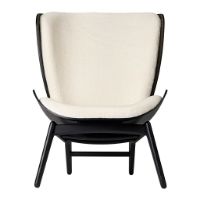 Bild von Umage The Reader Wing Chair SH: 43 cm – Teddy White/Sort Eg