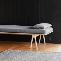 Bild von Woud Level Daybed L: 190 cm – Grau/Eiche