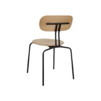 Bild von Umage Heart'n'Soul Curious Chair SH: 45 cm - Eiche/Schwarz