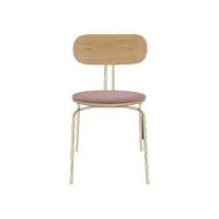 Bild von Umage Heart'n'Soul Curious Chair SH: 45 cm - Messing/Stone Rose