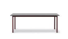 Bild von Fredericia Furniture 6631 Flacher Tisch 200x100 cm - Schwarz/Bordeaux