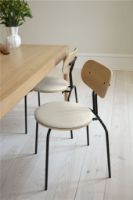 Bild von Umage Heart'n'Soul Curious Chair SH: 45 cm - Schwarz/Weiße Sande
