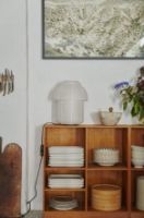 Bild von Made By Hand Papier Doppeltisch Klein Ø: 35 cm - Weiß