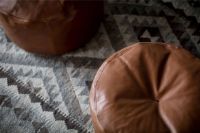 Bild von Bent Hansen Morocco M48 Pouf Rund Ø: 48 cm – Adrian Cognac