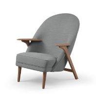 Bild von Warm Nordic Wingman Lounge Chair SH: 42 cm – Mood 1102/Geölte Eiche