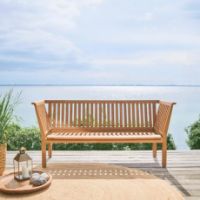 Bild von Sika-Design St. Catherine Teak Bench SH: 40 cm – Natur