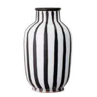 Bild von Bloomingville Schila Deco Vase H: 44 cm – Weiß/Terrakotta