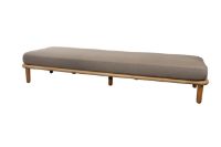 Bild von Cane-line Outdoor Arch 3 Pers. Sofa Modul B: 223 cm – Natur/Grå