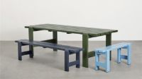 Bild von HAY Weekday Bench B: 111 cm – Stahlblau