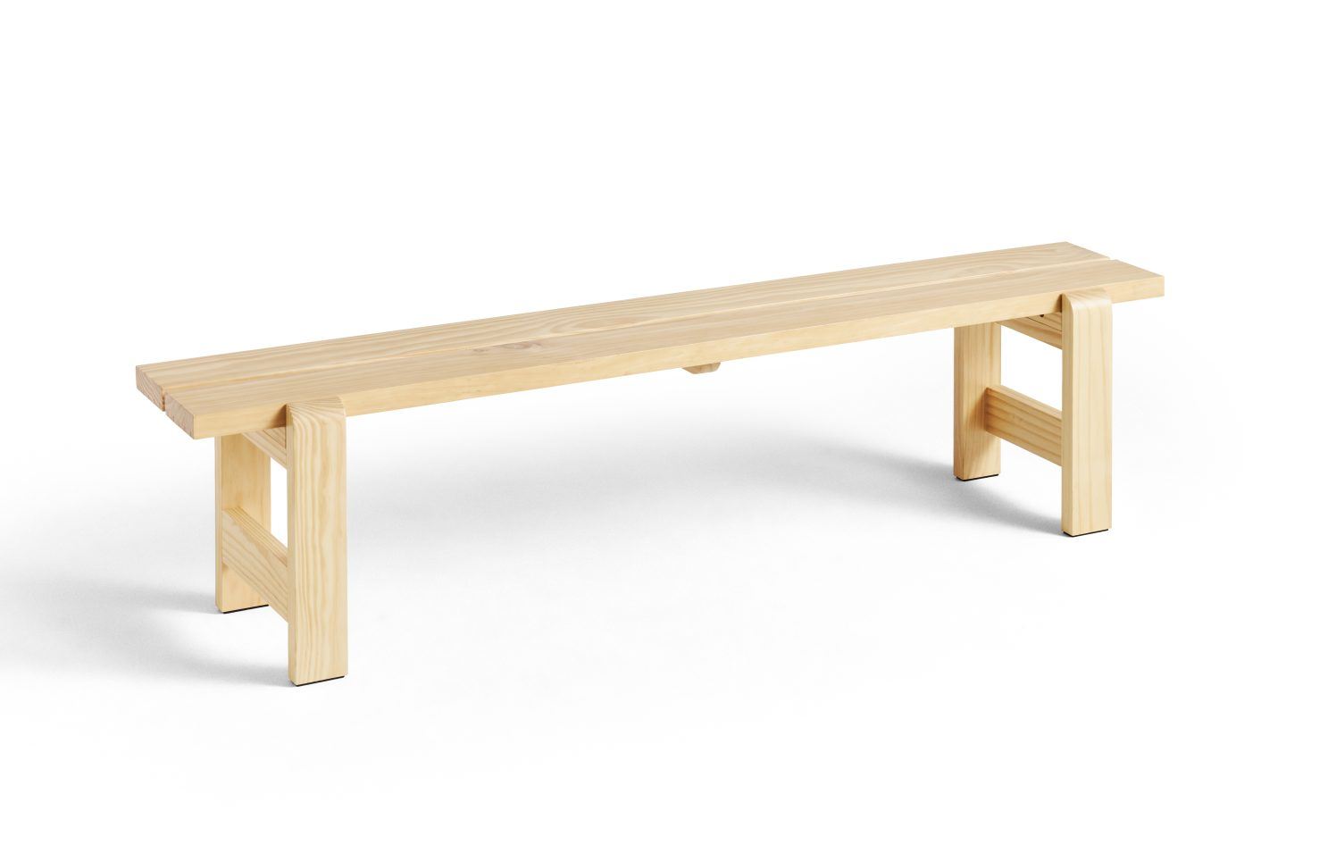 Bild von HAY Weekday Bench B: 190 cm – Lackiertes Kiefernholz