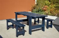 Bild von HAY Weekday Bench B: 190 cm – Stahlblau