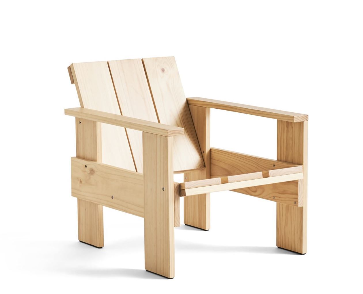 Bild von HAY Crate Lounge Chair SH: 32 cm – Lackiertes Kiefernholz