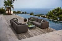 Bild von Cane-line Outdoor Glaze Couchtisch 120x70 cm - Taupe/Grün