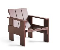 Bild von HAY Crate Lounge Chair SH: 32 cm – Eisenrot