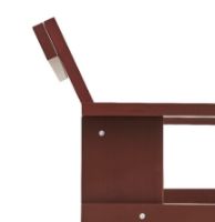 Bild von HAY Crate Lounge Chair SH: 32 cm – Eisenrot