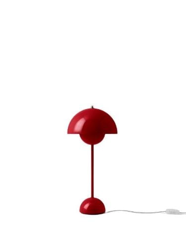 &Tradition Flowerpot VP3 Bordlampe H: 50 cm - Vermilion Red