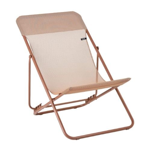 Lafuma Maxi Transat Colorblock Loungestol SH: 33 cm Batyline ISO - Canyon